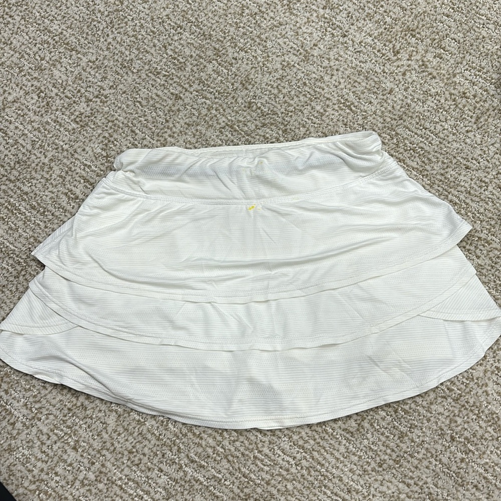 Athleta Girl swing Skort white Small 7